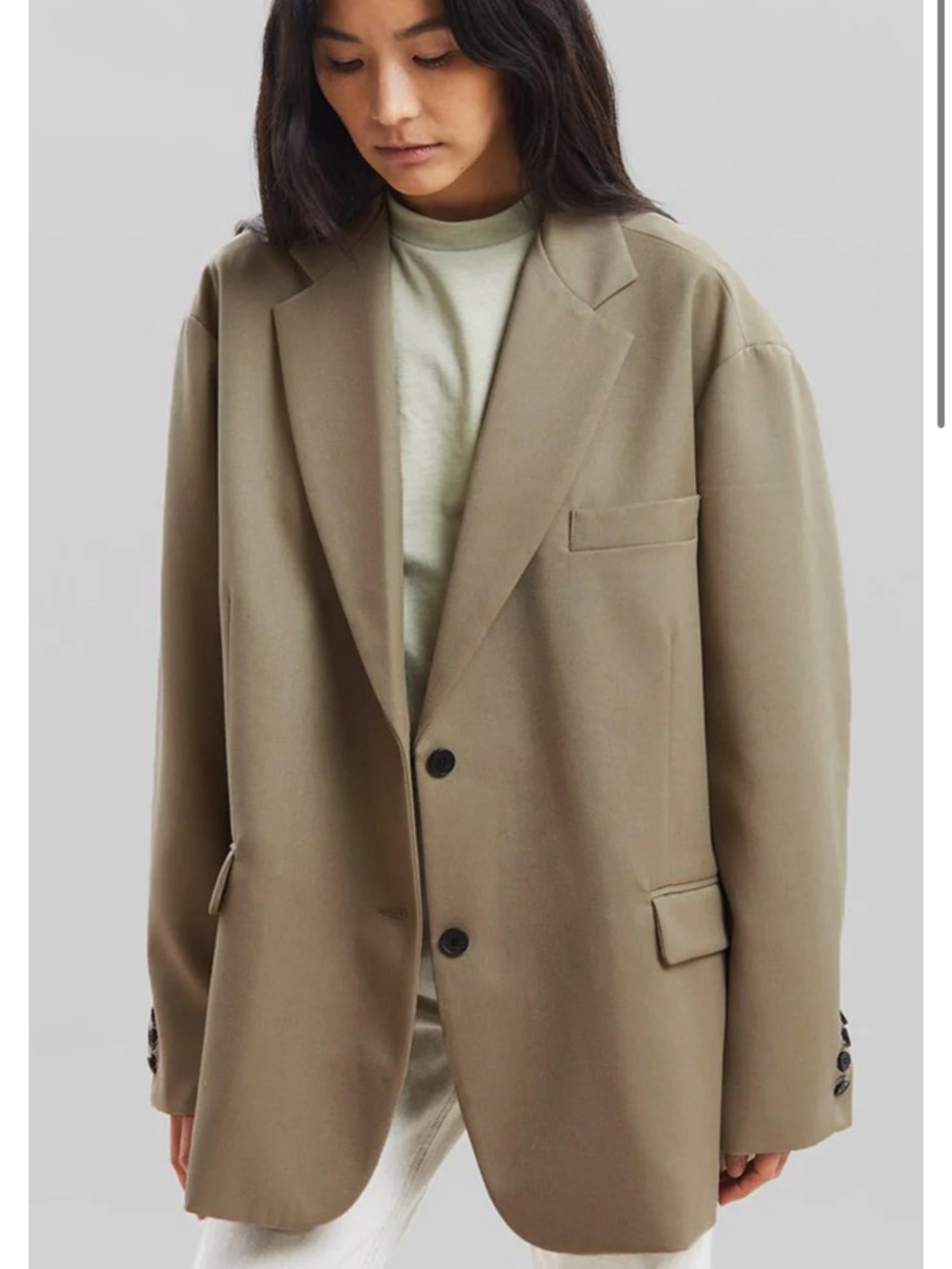 The Frankie Shop Oversized Boyfriend Blazer